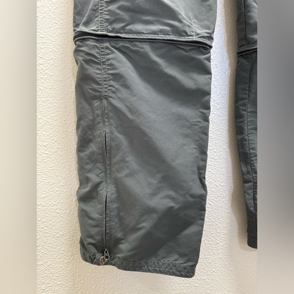 Kuhl Convertible Cargo Hiking Pants Zip Off Bottoms Pockets Gray Women's 4R - Picture 5 of 9